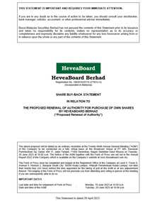 SBB Statement 2022